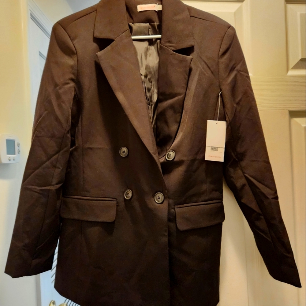 Suit jacket, black. New with tags